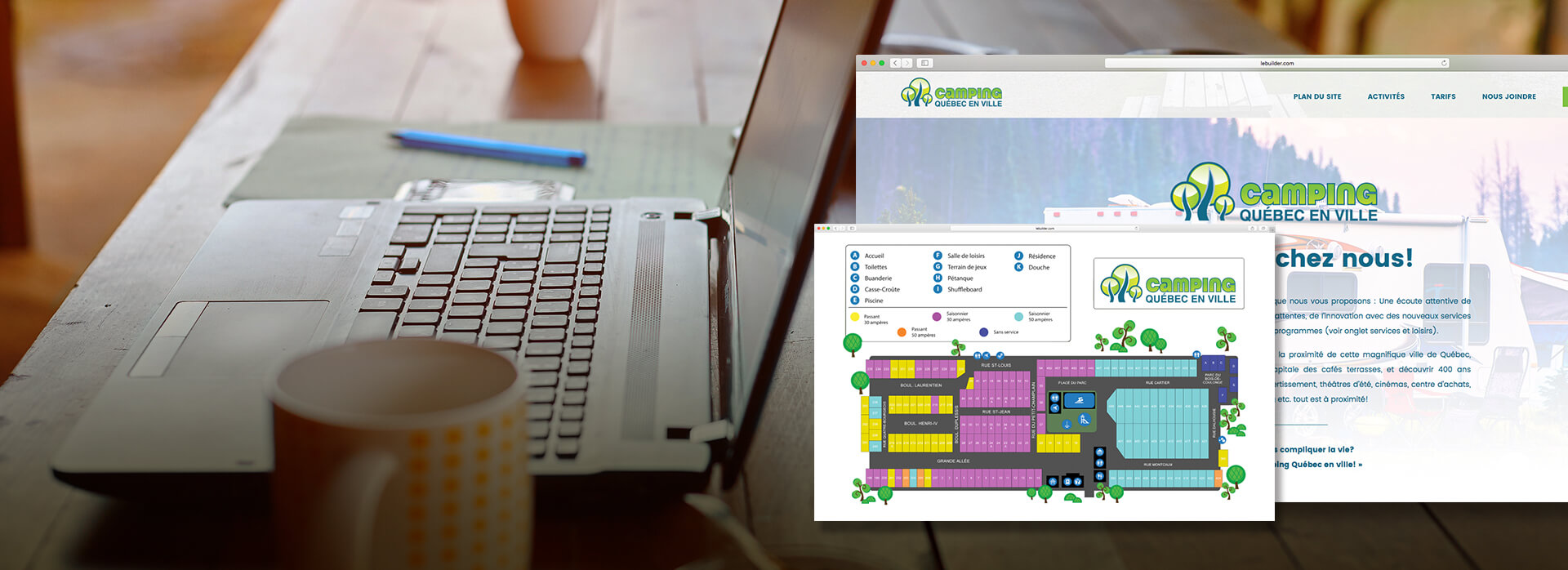 Système web de réservation de votre site de camping